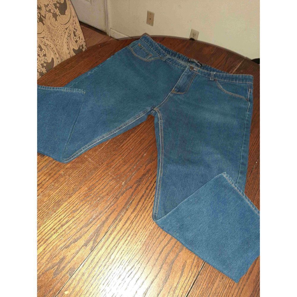 42x34 Blue Buffalo Outdoors Denim Blue Jeans Straight Leg Good Used Condition